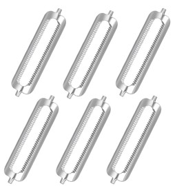 QINGHEC Pack of 6 Peeler Replacement Blade, Replacement Blades for Asparagus Peeler, Replacement Blade for Potato Peeler, Vegetable Peeler Blades, Peeler Stainless Steel, for Tupperware Peeler