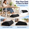 Memory Foam Footrest for Under Desk Comfort – Ergonomic Leg