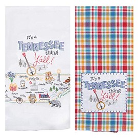 KayDeeDesigns 2 Piece Home State of Tennessee Embroidered Kitchen Towel Bundle