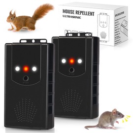 2 Pack Rodent Repellent for Car Engines,Three Power Supply Modes Rat Repellent for Car Mouse Repellent and Mouse Blocker for Cars Suitable for Cars, Garages, Warehouses