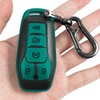 Kirsnda for Ford Key fob Cover,Texture case,with Keychain,Key Shell/Skin,5-Buttons fit