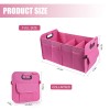 Cargo Trunk Organizer Foldable for Car Storage with Reinforced Handles