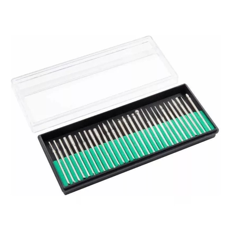 Mussa 30 Puntas Brocas Para Esmeril Drill Profesional Para Uñas