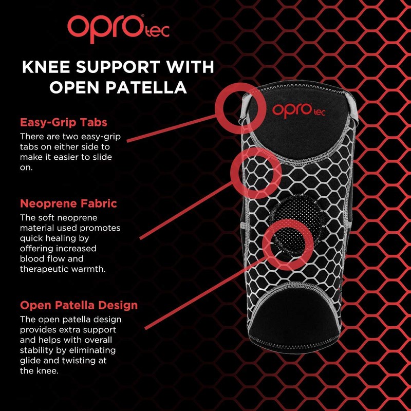 OPRO tec Neoprene Knee Support with Open Patella - for