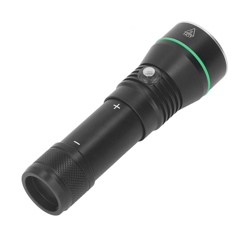 Diving Flashlight Super Bright Flashlight 1200LM Aluminum Alloy IPX8 Waterproof