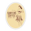 Surfers Coffee Sticker Hula Girl