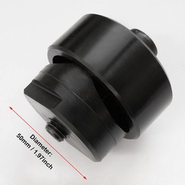 SagaSave 50mm (16-50MM) Sheet Metal Punch Hole Punch, Metal Inner Hex Hole Cutter for Q.Max, Steel Plate, Stainless Steel