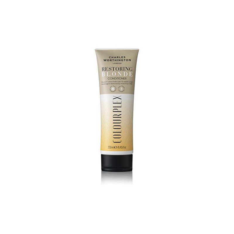 Charles Worthington Colourplex Enhancing Blonde Shampoo 250ml & Colourplex Restoring