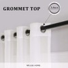 MIULEE Voile Curtains With Eyelets, Transparent Look, Made of Voile