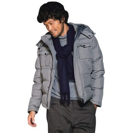 Duclasse 54928 Mongolian Cashmere Scarf, navy