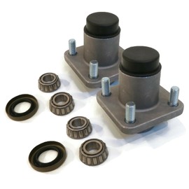 Rollers, Belts, Bearings, Pulleys and Much More- Replacement for (Pack of 2) for Front for Wheel Hub Kit for 1982-2002 for Club Car Gas/Electric DS for Golf Cart