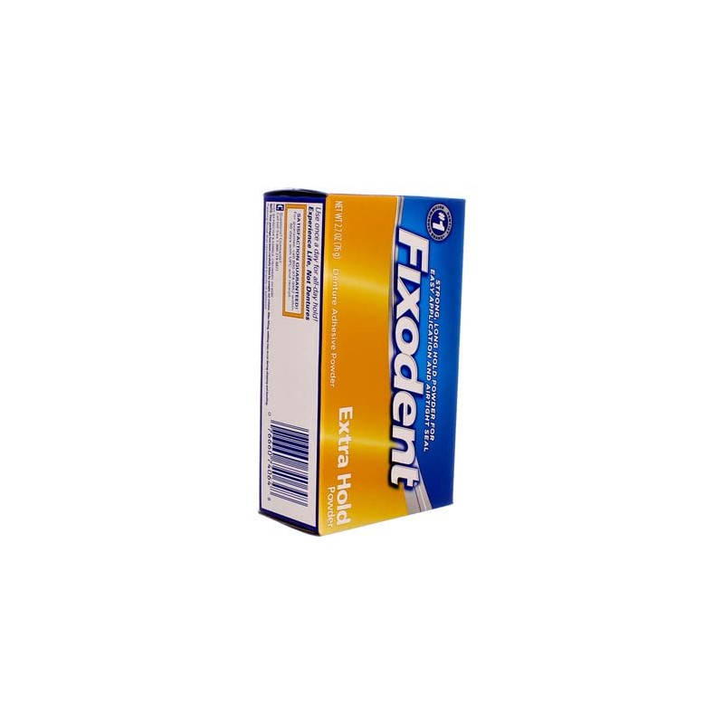 Fixodent Extra Hold Denture Adhesive Powder, 2.7 oz