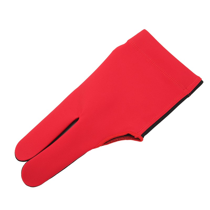 Left Hand Billiard Gloves Polyurethane Fiber Average Size Three Fingers