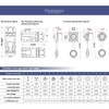 HangTon LP20 5 Pin Power Connector Female Cable Plug Male