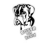Boxer On Board Reflective Sticker, Waterproof Dog Sticker for Car,
