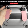 KHGUZ Car Headrest Hooks, 2PCS Adjustable Vehicle Seat Back Storage