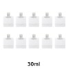 The lightest and most hygienic pouch-type portable cosmetic shampoo container empty bottle 30ml, 10 pcs, white / 가장 가볍고 위생적인 파우치형 휴대용 화장품 샴푸 용기 공병 30ml, 10개, 화이트