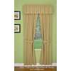 Today's Curtain, Orleans Scallop Curtain, Linen 63" Panel Pair and