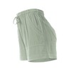 Womens Premium Linen Shorts with Drawstring Pocket Details Comfy Elastic