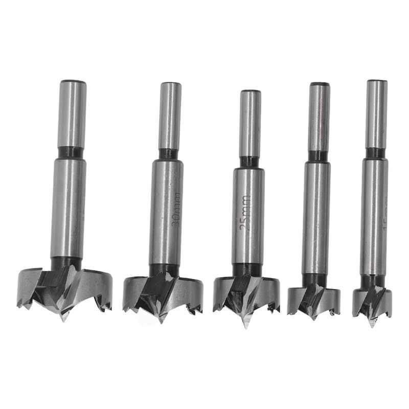 5pcs Forstner Bit Set Professional Multitooth Flat Wing Drill Bits