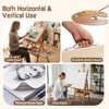 YOKUGO Beech Wood H-Frame Easel for Painting with Tray &