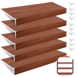 Wire Rack Covers, Shelf Covers for wire Shelving, 32*12 Inch Easy to Cut Closet Wire Shelf Covers-0.31 inch Thick(Not Wood) Moisture Resistant Durable Shelves Cover, Easy Install for Pantry, Kitchen