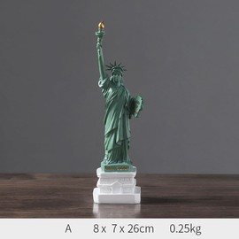 ZPSHYD Statue of Liberty Retro New York City Figures Souvenirs Home Desk Decoration Model Craft 26cm