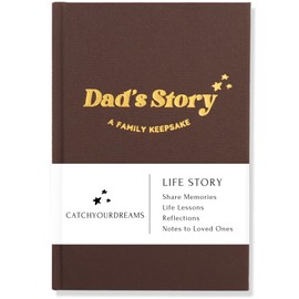 Dad's Story Journal (Hardcover with Case): A Meaningful Keepsake for a Father to Share His Life Journey and Memories, Includes 250+ Prompt Questions, Sentimental Gifts Idea