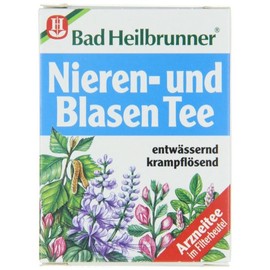 Bad Heilbrunner Nieren und Blasen Tea / kidney and bladder tea(4 Packs each 8 Teabags) - fresh from Germany