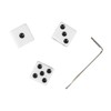 3PCS Guitar Volume Control Knobs Dice Shape Speed Control Knobs