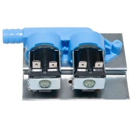 HASMX 1-Pack 868761 Washer Water Inlet Valve with Mounting Bracket Replacement Part for Whirlpool Roper Sears Washing Machines - Replaces Part Numbers AP3094541, 285805, W10110517, 292197, 3349451