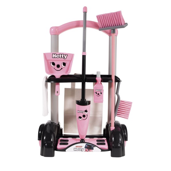 Casdon Hetty Cleaning Trolley | Hetty-Inspired Toy Cleaning Trolley For Children Aged 3+ | Wheels Around From Room To Room