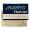 Murphy Oklahoma Souvenir Wooden 2" x 3" Fridge Magnet Retro