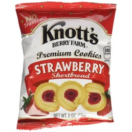 Knotts Berry Farm Strawberry Shortbread Cookies 24/2 Oz