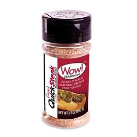 Gary's QuickSteak Wow! Seasoning | No MSG | Adds Flavor to Beef, Poultry, Soup, Sandwiches, French Fries, Popcorn and More | Made in Nebraska | 3.5 oz Bottle (Pack of 4)