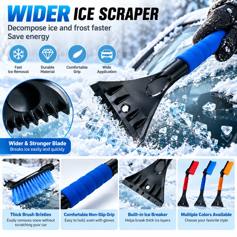 Double Head Car Snow Removal Shovel 2 in 1 Ice