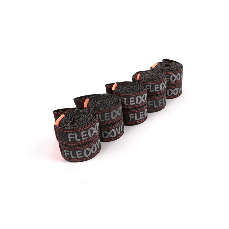 FLEXVIT Resist Fitness Band Dark Grey (Strong) Fitness Bands for