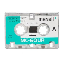 Maxell MC-60 UR Micro Cassette Audio recording Tapes (Pack of 9) Brand New