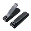 Niken Lisa Nail Clippers, Black, 1 Piece / 니켄 리사 손톱깎이, 블랙, 1개