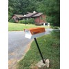 modbox USA Modern Mailbox Post (Black)