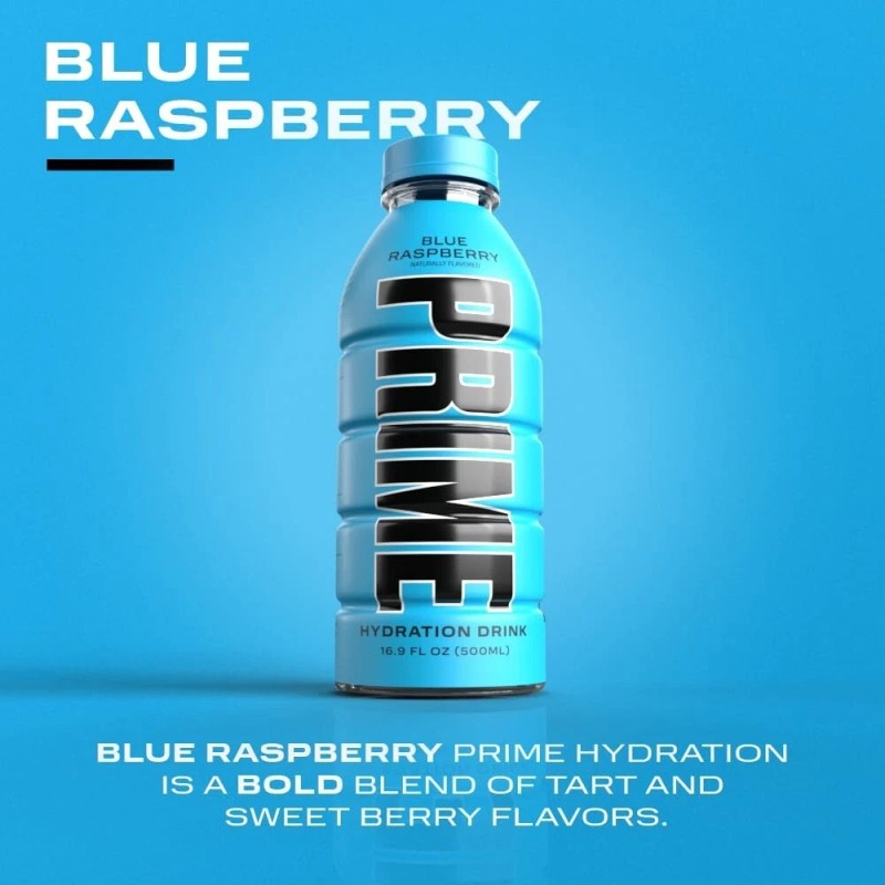 PRIME Hydration - Electrolytes Enhanced Sports Drink - Blue Raz,
