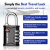 SURE LOCK TSA Accepted Heavy Duty Big Combination Luggage Padlock