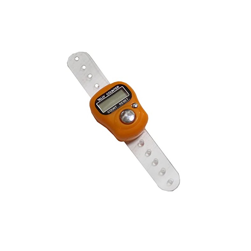 Digital Row Counter Register or Sports Lap Number Tally Orange