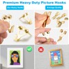 YHYZ Picture Hanging Kit, Heavy Duty Hooks (100 50 30