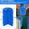 JYINCPED Corner Dock Bumpers,Boat Dock Corner Bumpers Fenders,Marine-Grade Viny,Inflatable Protection