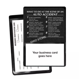 Insurance & ID Card Holder Auto Insurance Registration  ID Card Holders - At The Scene Of An Auto Accident