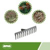 Amig - Garden Rake | Steel Metal Rake with 12
