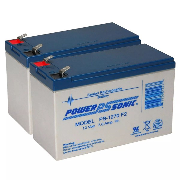 Power-Sonic 12V, 7Ah, AGM, F2 Terminal, Replaces Best Power BAT-103