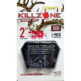 New Archery Product Killzone 100 2" Trophy Tip - 3 Pack 60-997