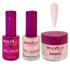 WAVEGEL Soak-Off Gel, Nail Lacquer & Acrylic/Dip Powder Matching Set